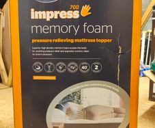 Silent Night Memory Foam Mattress Topper Super King