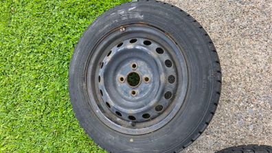 2 good condition tyres with wheels 14inch