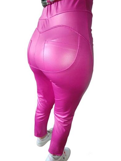 High Waist PU Leggings