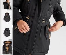 Next fully lined hooded winter coat age 12 as new!