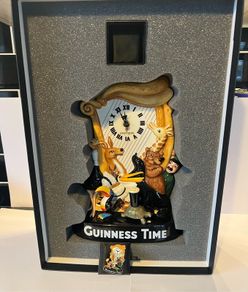 Rare Guinness royal doulton clock, no. 263 of only 350 made