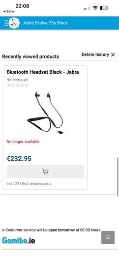Jabra Bluetooth headset