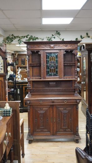 Belgian Oak Cabinet c.1890