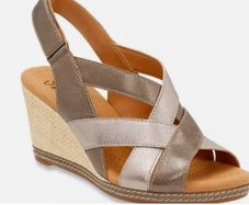Clarks shoes / Clarks Leather Wedges. Size 6