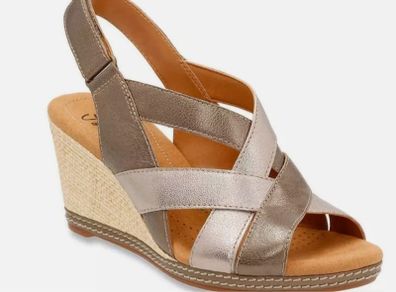 Clarks shoes / Clarks Leather Wedges. Size 6