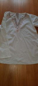 Next 100% Cotton Embroidered and Beaded Top Age 11