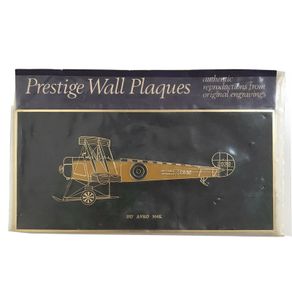 Prestige Wall Plaque 1917 Avro 504K. New. Free Postage!