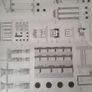 French Antique Architectural Drawing Book 1843 Image 9