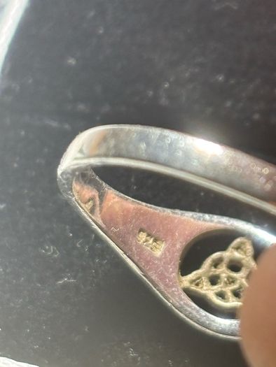 Sterling Silver Celtic Trinity Knot Ring size T