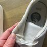 White leather lace up runners/trainers size 10 Image 2