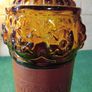 Vintage Brown Glass Alcohol Bottle Image 5