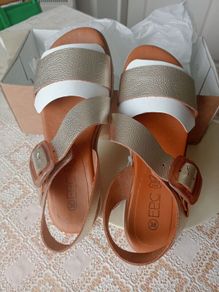 Genuine leather sandals size 38