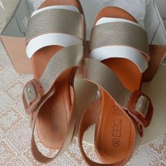 Genuine leather sandals size 38