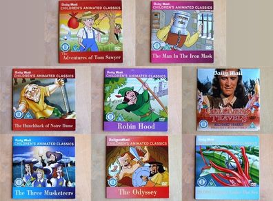 Children's Animated Classics DVDs (Daily Mail)