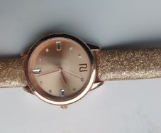 River Island golden watch barely used