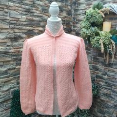 Cute Baby pink peachy fine knit cardigan