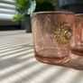 Set of 8 Pink Tealight Holders with Decorative Brooch Design Image 2
