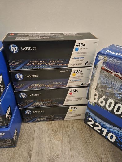 Printer Toners x 9 - HP & Brother