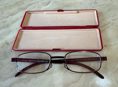 Portable Reading Glasses +2