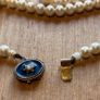 Long Vintage Faux Pearl Necklace Image 4