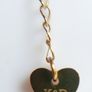 Vintage Gold Plated Flat Chain Necklace length 17" Image 7