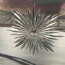Vintage Victorian Brass Fire Screen With Mirror Image 6