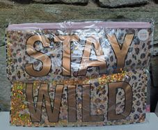 Glitter pouch Stay Wild