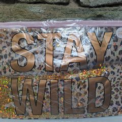 Glitter pouch Stay Wild