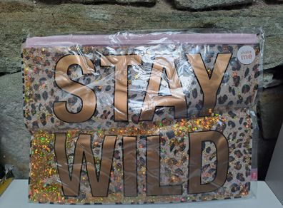 Glitter pouch Stay Wild