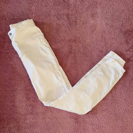 Topshop white Joni jeans