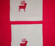 Pentik Napkins Hand Embroidered Cotton