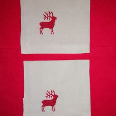 Pentik Napkins Hand Embroidered Cotton
