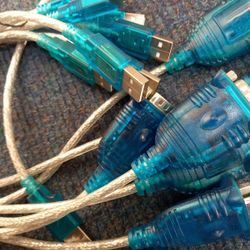 Serial RS-232 Male USB Computer Cables