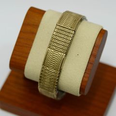 Vintage Aimante Japan Stretch Stainless Steel Bracelet