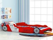 Childrens Race Car Bed 90x200 cm Red
