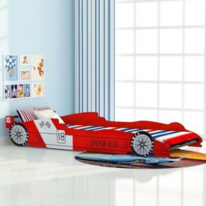 Childrens Race Car Bed 90x200 cm Red