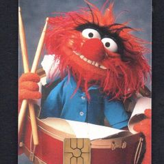 1999 Great Britain UK2 Muppets: Animal (Siemens - S35 (Module 35)) Phone Card
