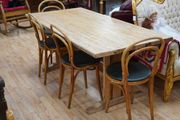 Vintage Pine Trestle Dining Table