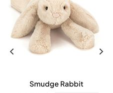 New JELLYCAT Medium Smudge Rabbit