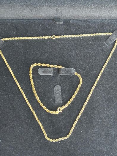 9ct gold chain set