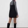 Zara strappy black dress with rhinestone buttons Image 10