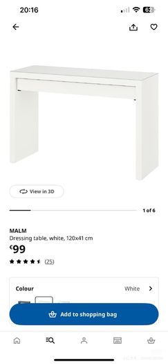 Ikea dressing table