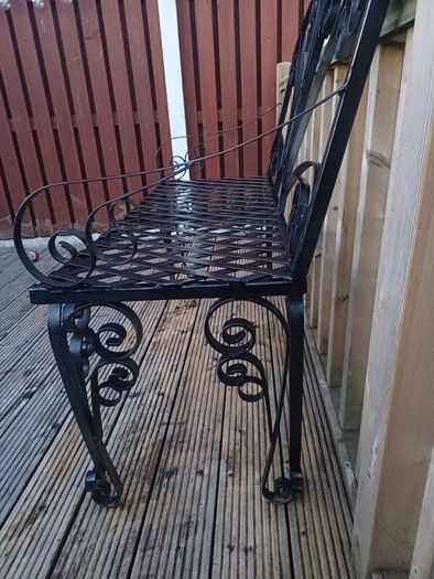 Steel bench