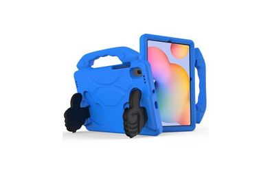 For Samsung Galaxy Tab A8 10.5 2021 Case Kids Shockproof Tablet Smart Cover With Thumbs UP EVA New Blue - FHT02SMTK4