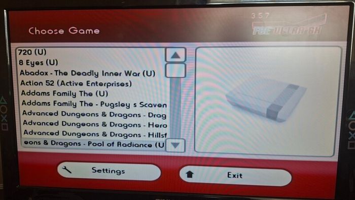 Modded Nintendo Wii with games 64GB SD