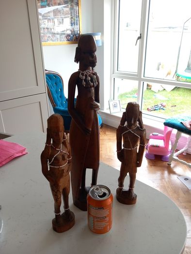 African figurine/statues/ carving ornaments decor masks home wooden hand carved tribal