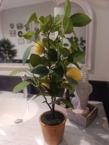 Artificial lemon tree