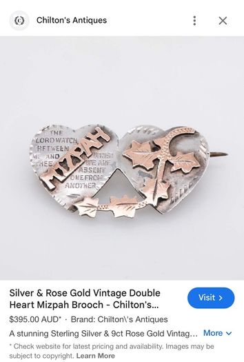 Victorian Silver Brooch