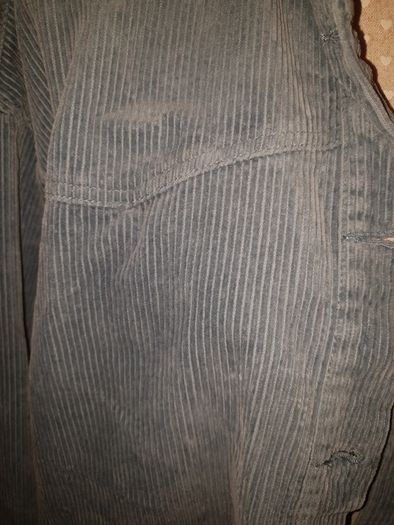 Zara blue corduroy shacket xs uk8-10