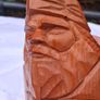 Vintage Japanese Ainu Wooden Figure Image 9